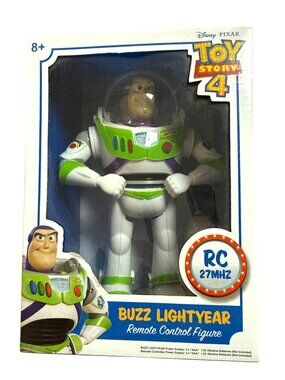 Buzz Lightyear Remote Control Figure Toy Story 4 With Retractable Wings 27 MHz R